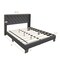 Button Tufted Upholstered Platform Bed, Twin/Full/Queen Size, Modern Design